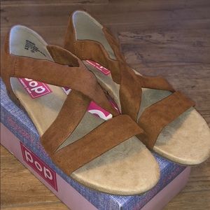 POP Memory Foam Sandals “Cognac”